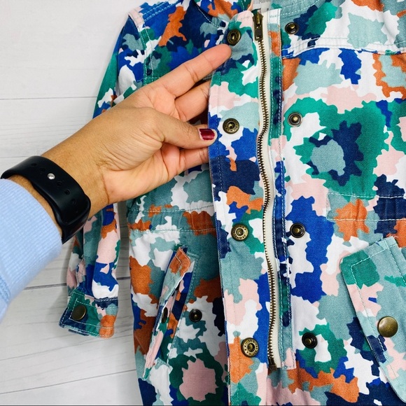 Girls Gymboree Camo Print Jean Jacket 2T - Picture 4 of 6